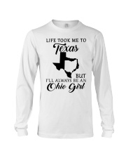 OHIO GIRL LIFE TOOK ME TO TEXAS Long Sleeve Tee tile