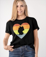 Germany - Heart Vintage Classic T-Shirt apparel-classic-tshirt-lifestyle-front-100