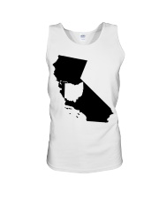 MAP OHIO IN CALIFORNIA Unisex Tank tile