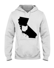 MAP OHIO IN CALIFORNIA Hooded Sweatshirt tile