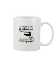 LIFE TOOK ME TO OKLAHOMA BE A PUERTO RICAN GIRL Mug tile