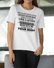 Like A Queen - Staten Island Man Ladies T-Shirt apparel-ladies-t-shirt-lifestyle-front-11