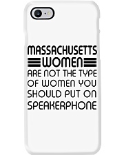 Put on speakerphone not Massachusetts women Phone Case tile