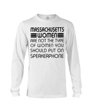 Put on speakerphone not Massachusetts women Long Sleeve Tee tile