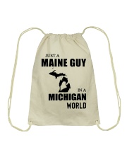 MAINE GUY IN MICHIGAN Drawstring Bag tile