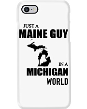 MAINE GUY IN MICHIGAN Phone Case tile