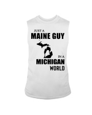 MAINE GUY IN MICHIGAN Sleeveless Tee tile