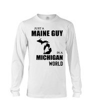 MAINE GUY IN MICHIGAN Long Sleeve Tee tile