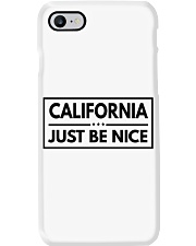 California Just Be Nice Phone Case tile