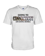 Going To Connecticut Landscape V-Neck T-Shirt tile