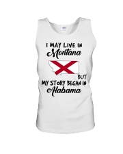 Began In Alabama - Live In Montana Unisex Tank tile