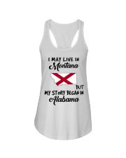 Began In Alabama - Live In Montana Ladies Flowy Tank tile