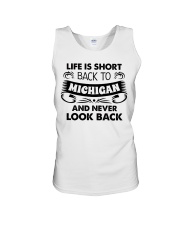 Back To Michigan Unisex Tank tile