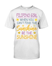Filipino Girl- Be The Sunshine Classic T-Shirt tile