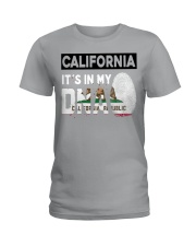 California It's In My DNA Ladies T-Shirt tile
