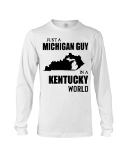 MICHIGAN GUY IN KENTUCKY Long Sleeve Tee tile