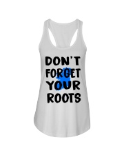 Ireland Map Don't Forget Your Roots Ladies Flowy Tank tile