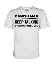 Danish Man - I'm Diagnosing V-Neck T-Shirt tile