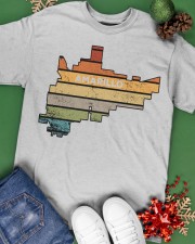 Retro Amarillo Classic T-Shirt apparel-classic-tshirt-lifestyle-back-69