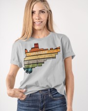 Retro Amarillo Classic T-Shirt apparel-classic-tshirt-lifestyle-front-100