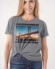 California Only Place Lives In Me Classic T-Shirt apparel-classic-tshirt-lifestyle-front-101