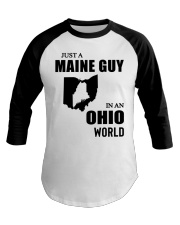 MAINE GUY IN OHIO Baseball Tee tile