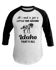 A Little Trip Around Idaho Baseball Tee tile