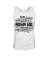 Oregon girl cities Unisex Tank tile