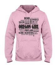 Oregon girl cities Hooded Sweatshirt front