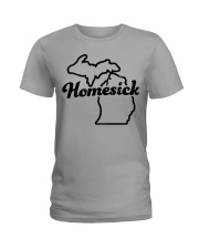 Michigan homesick Ladies T-Shirt tile