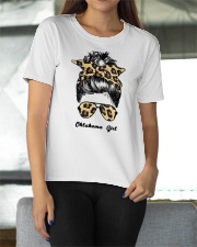 Leopard Pattern - Oklahoma Girl Ladies T-Shirt apparel-ladies-t-shirt-lifestyle-front-11