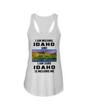 I Am Missing Idaho Ladies Flowy Tank tile