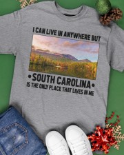 South Carolina Only Place Lives In Me Classic T-Shirt apparel-classic-tshirt-lifestyle-back-69