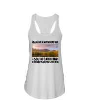 South Carolina Only Place Lives In Me Ladies Flowy Tank tile