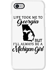 LIFE TOOK TO GEORGIA BE A MICHIGAN GIRL Phone Case tile