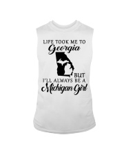 LIFE TOOK TO GEORGIA BE A MICHIGAN GIRL Sleeveless Tee tile