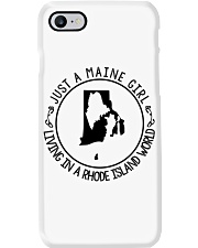 MAINE GIRL LIVING IN RHODE ISLAND Phone Case tile