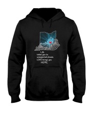 OHIO KENTUCKY LOVE BRINGS YOU HOME Hooded Sweatshirt tile
