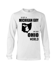 MICHIGAN GUY IN OHIO Long Sleeve Tee tile