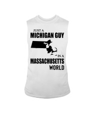 MICHIGAN GUY IN MASSACHUSETTS Sleeveless Tee tile
