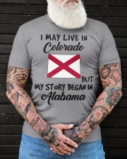 Began In Alabama - Live In Colorado Classic T-Shirt apparel-premium-fit-men-tee-lifestyle-front-84