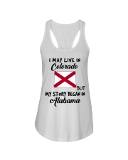 Began In Alabama - Live In Colorado Ladies Flowy Tank tile