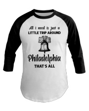 A Little Trip Around Philadelphia Baseball Tee tile