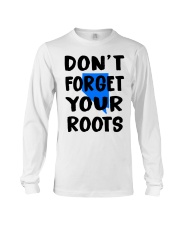 Nevada Map Don't Forget Your Roots Long Sleeve Tee tile