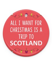 A Trip To Scotland Circle ornament - single (porcelain) front
