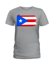 FLAG PUERTO RICO IN PENNSYLVANIA Ladies T-Shirt tile