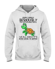 Turtle People Should Seriously Hooded Sweatshirt tile
