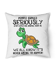 Turtle People Should Seriously Indoor Pillow tile