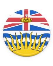 Flag British Columbia Circle ornament - single (porcelain) front