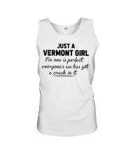 Vermont Girl - No One Is Perfect Unisex Tank tile